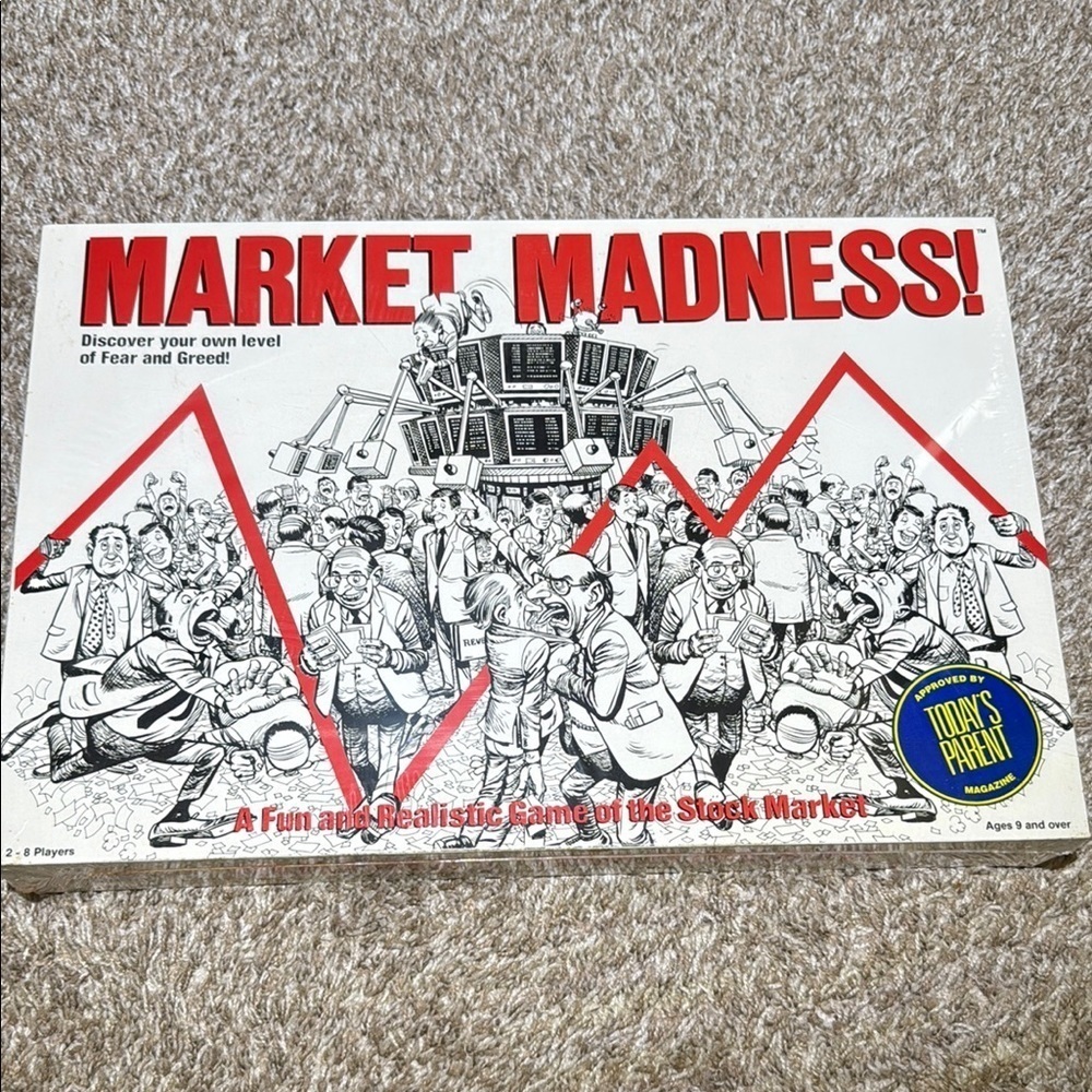 Market Madness Game Stock Exchange N.Y. Brigatta's Money NASDAQ Vintage 80s